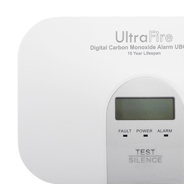 Image of the <span>UltraFire</span> Battery Operated Digital Carbon Monoxide Alarms